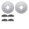 4502-59095 Geospec Brake Rotors w/5000 Advanced Brake Pads Kit, 1994-1995 Acura/Honda, Position: Front - image 1