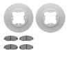 4502-59102 Geospec Brake Rotors w/5000 Advanced Brake Pads Kit, 1990-1997 Acura/Honda, Position: Front - image 1