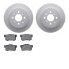 4502-59119 Geospec Brake Rotors w/5000 Advanced Brake Pads Kit, 2001-2005 Acura/Honda, Position: Rear - image 1