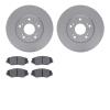 4502-59124 Geospec Brake Rotors w/5000 Advanced Brake Pads Kit, 2003-2017 Acura/Honda, Position: Front - image 1