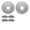 4502-59134 Geospec Brake Rotors w/5000 Advanced Brake Pads Kit, 1991-1999 Multiple Makes/Models, Position: Front