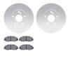 4502-59138 Geospec Brake Rotors w/5000 Advanced Brake Pads Kit, 1998-2002 Acura/Honda, Position: Front - image 1