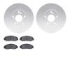 4502-59142 Geospec Brake Rotors w/5000 Advanced Brake Pads Kit, 2003-2021 Acura/Honda, Position: Front - image 1