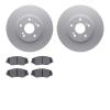 4502-59146 Geospec Brake Rotors w/5000 Advanced Brake Pads Kit, 2003-2008 Acura/Honda, Position: Front - image 1