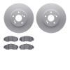 4502-59147 Geospec Brake Rotors w/5000 Advanced Brake Pads Kit, 1999-2014 Acura/Honda, Position: Front - image 1