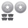 4502-59153 Geospec Brake Rotors w/5000 Advanced Brake Pads Kit, 2002-2004 Acura/Honda, Position: Rear - image 1
