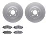 4502-59163 Geospec Brake Rotors w/5000 Advanced Brake Pads Kit, 2007-2015 Acura/Honda, Position: Front