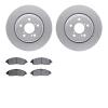 4502-59172 Geospec Brake Rotors w/5000 Advanced Brake Pads Kit, Fits Select Acura/Honda, Position: Front - image 1