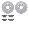 4502-59177 Geospec Brake Rotors w/5000 Advanced Brake Pads Kit, Fits Select Acura/Honda, Position: Rear - image 1