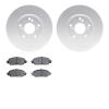 4502-59182 Geospec Brake Rotors w/5000 Advanced Brake Pads Kit, 2016-2017 Acura/Honda, Position: Front - image 1