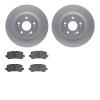 4502-59188 Geospec Brake Rotors w/5000 Advanced Brake Pads Kit, Fits Select Acura/Honda, Position: Rear - image 1