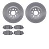 4502-59203 Geospec Brake Rotors w/5000 Advanced Brake Pads Kit, Fits Select Acura/Honda, Position: Front - image 1
