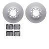 4502-63042 Geospec Brake Rotors w/5000 Advanced Brake Pads Kit, 1979-1985 Mercedes-Benz, Position: Front - image 1