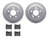 4502-63119 Geospec Brake Rotors w/5000 Advanced Brake Pads Kit, 1986-1993 Mercedes-Benz, Position: Rear - image 1