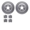 4502-63128 Geospec Brake Rotors w/5000 Advanced Brake Pads Kit, 2000-2003 Mercedes-Benz, Position: Rear - image 1