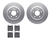 4502-63132 Geospec Brake Rotors w/5000 Advanced Brake Pads Kit, 1998-2009 Multiple Makes/Models, Position: Rear