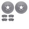 4502-63141 Geospec Brake Rotors w/5000 Advanced Brake Pads Kit, 2001-2011 Mercedes-Benz, Position: Front - image 1