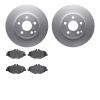 4502-63142 Geospec Brake Rotors w/5000 Advanced Brake Pads Kit, 2003-2009 Mercedes-Benz, Position: Front - image 1