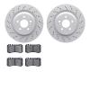 4502-63156 Geospec Brake Rotors w/5000 Advanced Brake Pads Kit, 2003-2009 Mercedes-Benz, Position: Rear - image 1