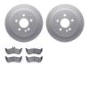 4502-63199 Geospec Brake Rotors w/5000 Advanced Brake Pads Kit, 1998-2005 Mercedes-Benz, Position: Rear - image 1