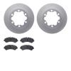 4502-63261 Geospec Brake Rotors w/5000 Advanced Brake Pads Kit, Fits Select Multiple Makes/Models, Position: Rear - image 1