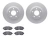 4502-67116 Geospec Brake Rotors w/5000 Advanced Brake Pads Kit, Fits Select Infiniti/Nissan, Position: Front - image 1