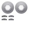 4502-67122 Geospec Brake Rotors w/5000 Advanced Brake Pads Kit, 1998-2015 Infiniti/Nissan, Position: Front - image 1