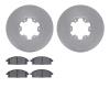 4502-67123 Geospec Brake Rotors w/5000 Advanced Brake Pads Kit, 1998-2004 Infiniti/Nissan, Position: Front - image 1