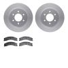 4502-67154 Geospec Brake Rotors w/5000 Advanced Brake Pads Kit, Fits Select Infiniti/Nissan, Position: Front - image 1