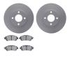 4502-67158 Geospec Brake Rotors w/5000 Advanced Brake Pads Kit, Fits Select Infiniti/Nissan, Position: Front - image 1