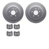 4502-68019 Geospec Brake Rotors w/5000 Advanced Brake Pads Kit, 2003-2008 Infiniti/Nissan, Position: Rear - image 1