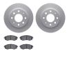 4502-72041 Geospec Brake Rotors w/5000 Advanced Brake Pads Kit, 1998-2006 Kia/Hyundai/Genesis, Position: Front - image 1
