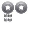 4502-72054 Geospec Brake Rotors w/5000 Advanced Brake Pads Kit, 2003-2006 Mitsubishi, Position: Rear - image 1