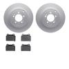 4502-72061 Geospec Brake Rotors w/5000 Advanced Brake Pads Kit, 2008-2015 Mitsubishi, Position: Rear - image 1