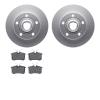 4502-73076 Geospec Brake Rotors w/5000 Advanced Brake Pads Kit, 1997-2001 Audi/Volkswagen, Position: Rear - image 1
