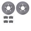 4502-73079 Geospec Brake Rotors w/5000 Advanced Brake Pads Kit, 1998-2001 Audi/Volkswagen, Position: Rear - image 1