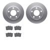 4502-73086 Geospec Brake Rotors w/5000 Advanced Brake Pads Kit, 1999-2004 Audi/Volkswagen, Position: Rear - image 1