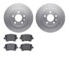 4502-73105 Geospec Brake Rotors w/5000 Advanced Brake Pads Kit, 2005-2009 Audi/Volkswagen, Position: Rear - image 1