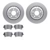 4502-73109 Geospec Brake Rotors w/5000 Advanced Brake Pads Kit, 2004-2010 Audi/Volkswagen, Position: Rear - image 1