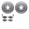 4502-73118 Geospec Brake Rotors w/5000 Advanced Brake Pads Kit, 1999-2006 Audi/Volkswagen, Position: Front - image 1