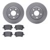 4502-73126 Geospec Brake Rotors w/5000 Advanced Brake Pads Kit, 2009-2015 Audi/Volkswagen, Position: Rear - image 1