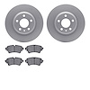 4502-73140 Geospec Brake Rotors w/5000 Advanced Brake Pads Kit, 2016-2020 Audi/Volkswagen, Position: Rear - image 1