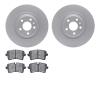 4502-73154 Geospec Brake Rotors w/5000 Advanced Brake Pads Kit, 2012-2021 Multiple Makes/Models, Position: Rear