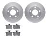 4502-74079 Geospec Brake Rotors w/5000 Advanced Brake Pads Kit, 1992-1998 Audi/Volkswagen, Position: Rear