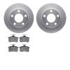 4502-74082 Geospec Brake Rotors w/5000 Advanced Brake Pads Kit, 1996-2001 Audi/Volkswagen, Position: Rear - image 1