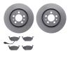 4502-74087 Geospec Brake Rotors w/5000 Advanced Brake Pads Kit, 1999-2010 Audi/Volkswagen, Position: Front - image 1