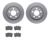 4502-74103 Geospec Brake Rotors w/5000 Advanced Brake Pads Kit, 2000-2006 Audi/Volkswagen, Position: Rear - image 1