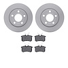 4502-74104 Geospec Brake Rotors w/5000 Advanced Brake Pads Kit, 2002-2005 Audi/Volkswagen, Position: Rear - image 1