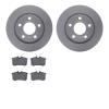 4502-74105 Geospec Brake Rotors w/5000 Advanced Brake Pads Kit, 1999-2004 Audi/Volkswagen, Position: Rear - image 1