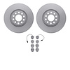 4502-74106 Geospec Brake Rotors w/5000 Advanced Brake Pads Kit, 2002-2005 Audi/Volkswagen, Position: Front - image 1